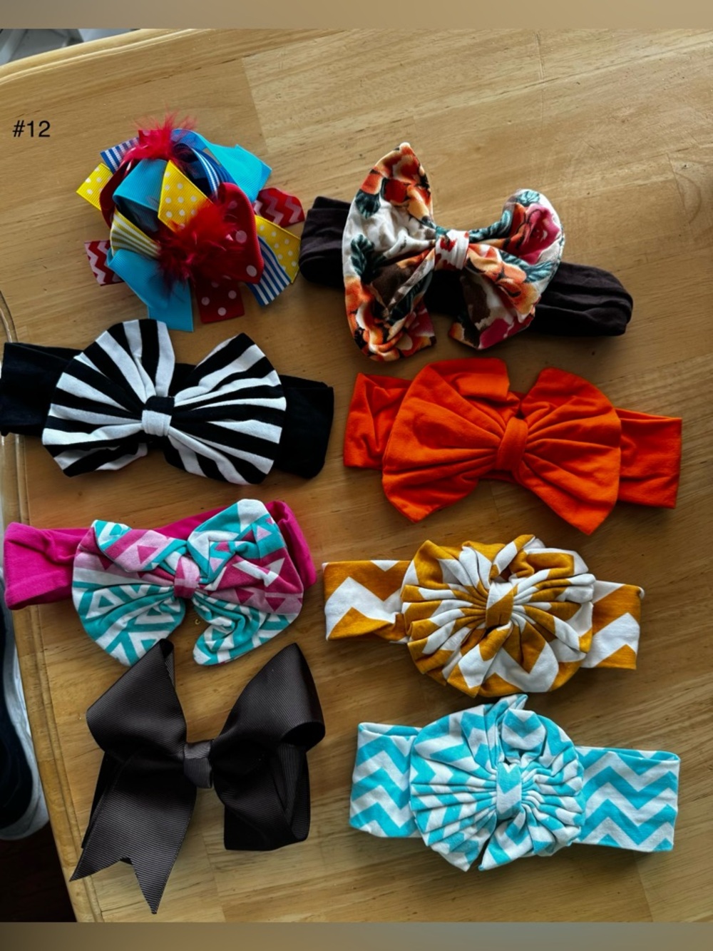 Kids Bow Headband Set - Assorted Colors
